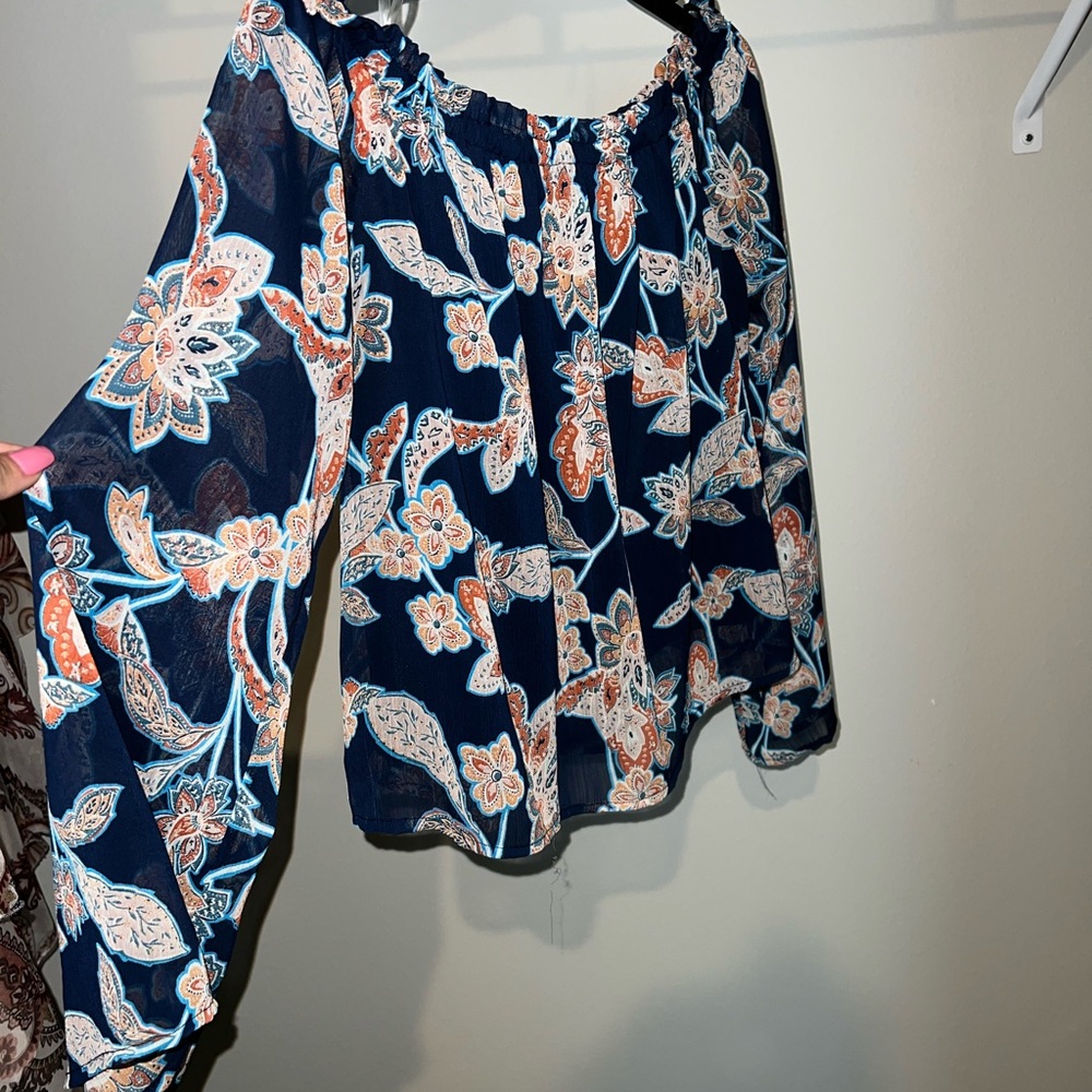Floral Long Sleeve Blouse